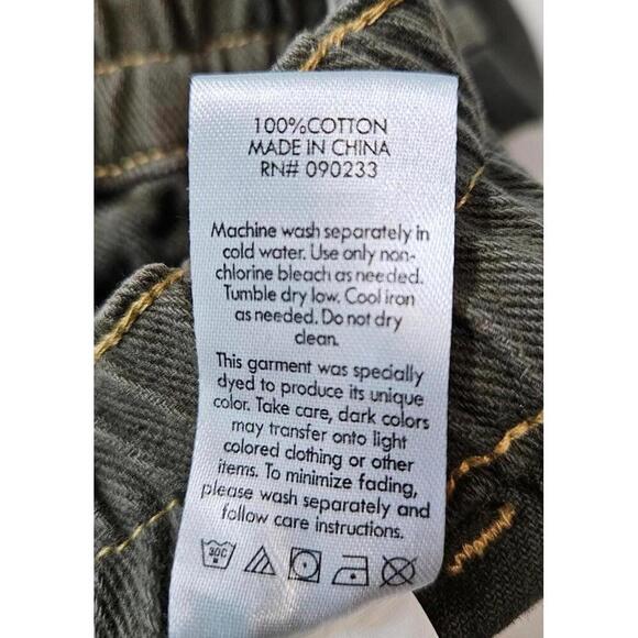 PacSun Women's Olive Green Straight Leg Cargo Pants Size Small - Picture 5 of 8